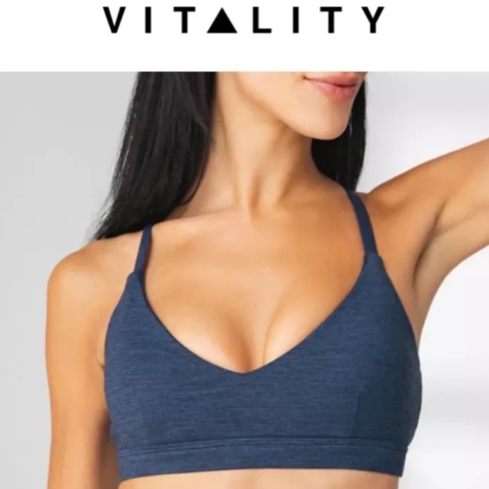 Vitality Cloud V Bra in Navy Static Sz M